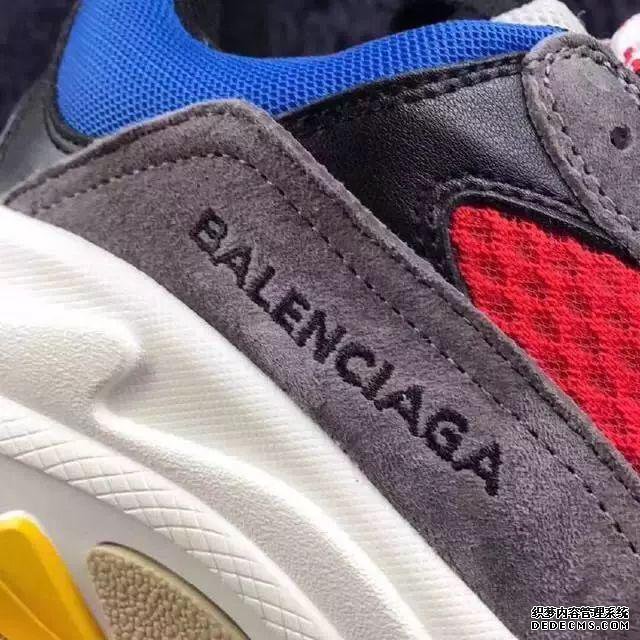 巴黎世家老爹鞋真假对比 Balenciaga Triple-S鉴定方法